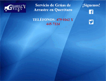 Tablet Screenshot of gruasenqueretaro.com